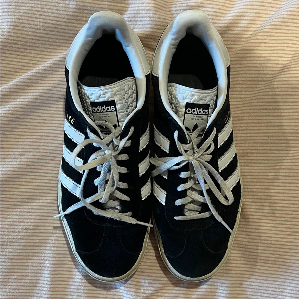 Adidas Black and White Gazelle Bold Sneakers - Picture 5 of 5